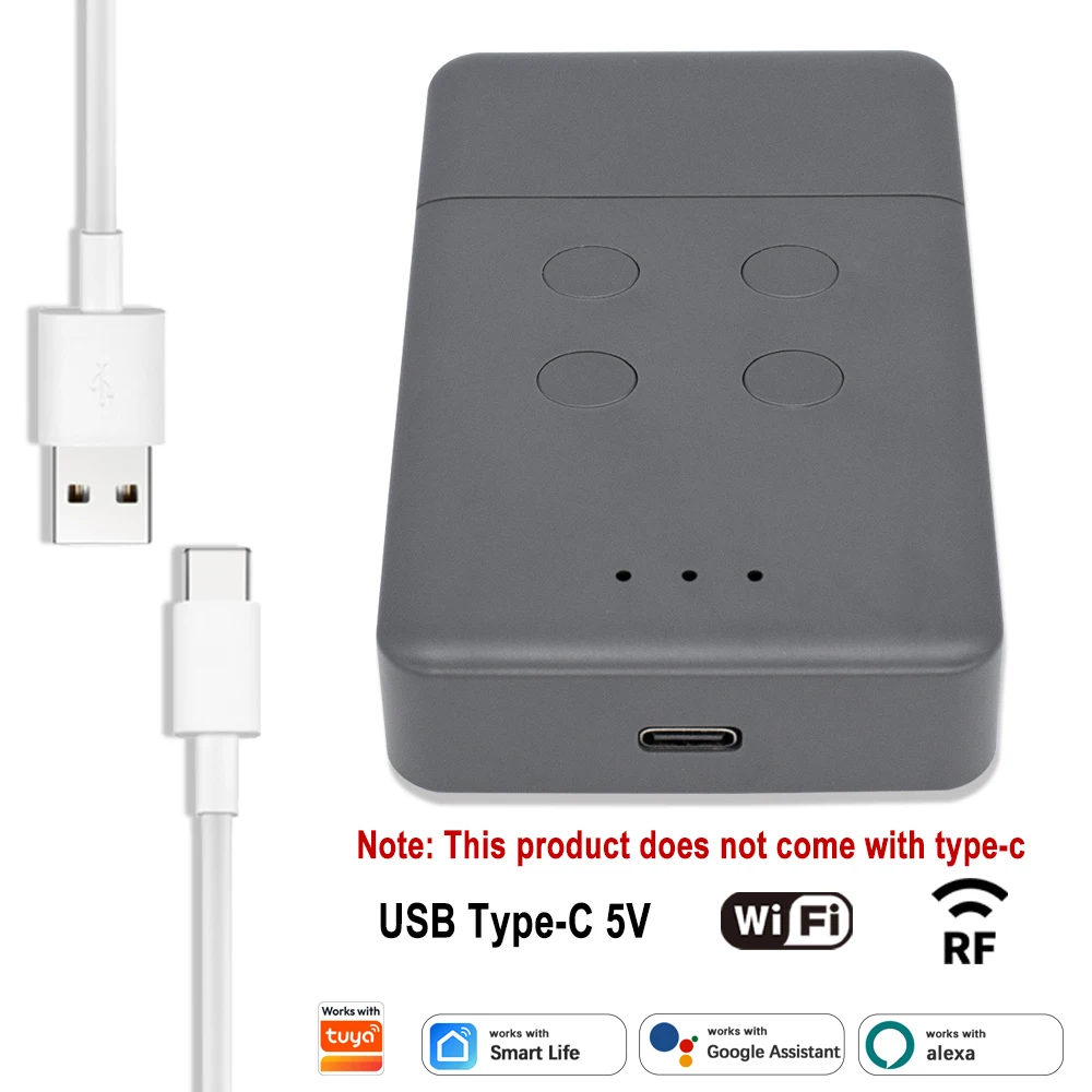 WIFI Smart Gate Opener Remote Control 868 MHz Transmitter HSM2 HSM4 HS4 HSE4 Garage Door Command Remote Barrier Works with Tuya