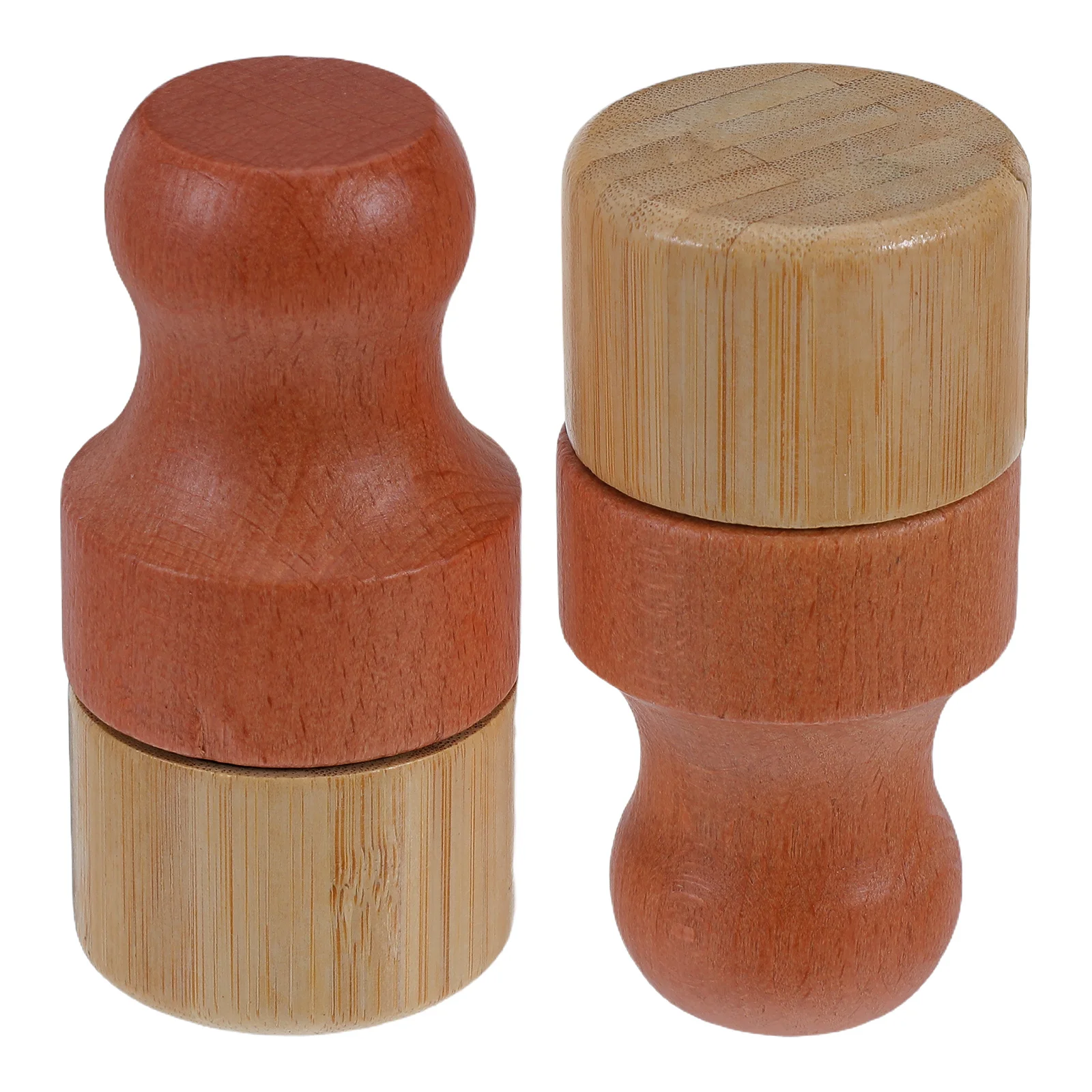 2Set Artist Sponge Applicator Kit for Precise Paint Wax Application Ergonomic Non Slip Bamboo Handle for Extended Craft Sessions