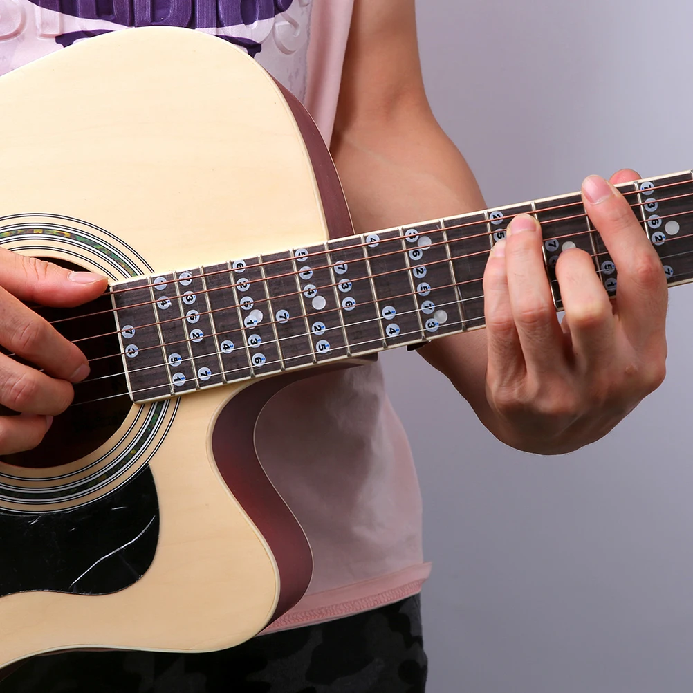 

Guitar Sticker Finger Board Neck Fretboard Note Fingerboard Trainer Notes for The