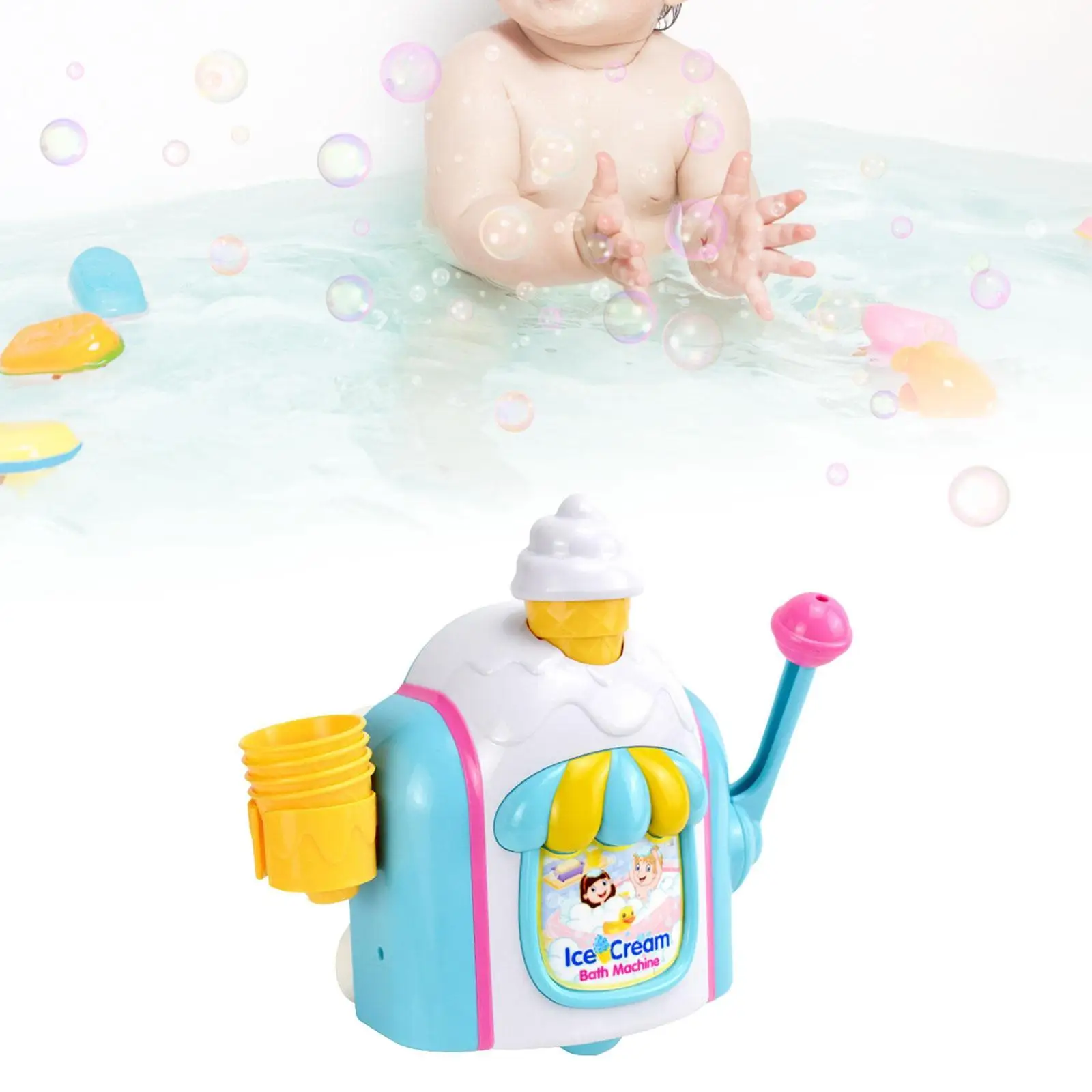 Детская игрушка для ванны с мороженым для концентрации мелкой моторики