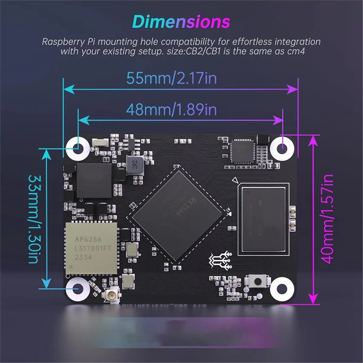 CB2 Pi 2 RK3566 Qua…