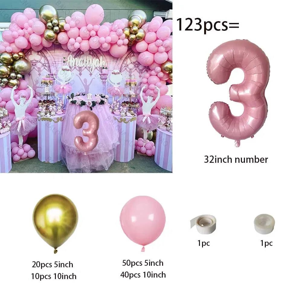 Ballet Party Decorations Balloons Set Dancing Ballerina Balloons for Girl Birthday Baby Shower Wedding Party Decorations