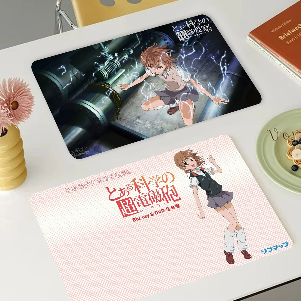 Toaru Kagaku No Railgun T Super Absorbent Coffee Mat Dish Draining Mat Large Kitchen Drying Mat Quick Dry Bathroom Drain Pad