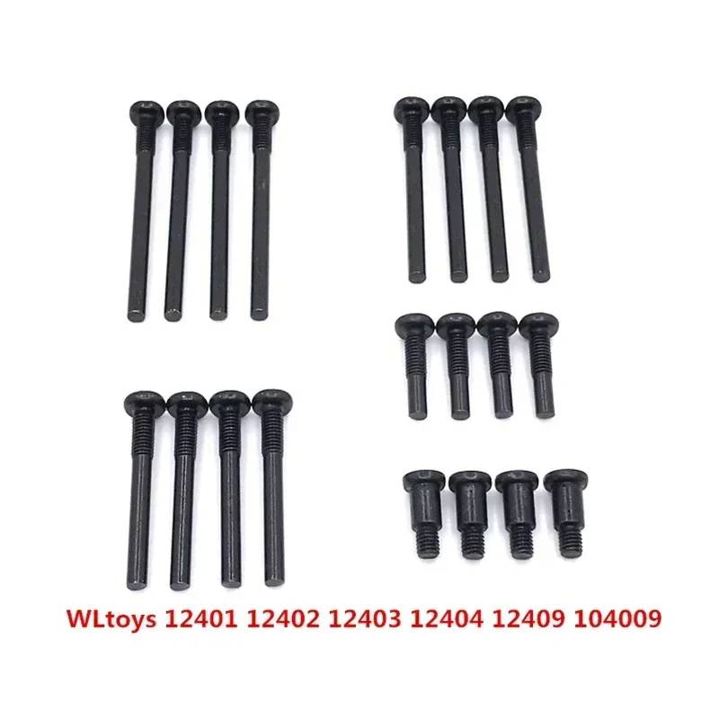 

Upgrade Modification Screw For WLtoys 1/10 104009 1/12 12401 12402 12403 12404 12409 RC Car Parts