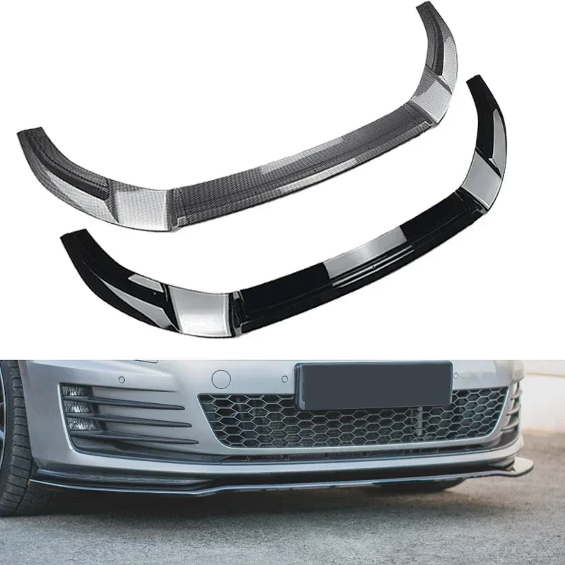 Maxton Style paraurti anteriore Lip Spoiler Splitter Protector Cover per Volkswagen Golf 7 MK7.5 GTI R Rline 2012-2019 kit carrozzeria