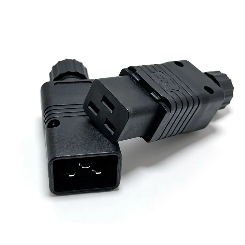 IEC 320 C19 C20 Assemble Power Plug 16A 250V AC DIY Rewirable Connector for PDU UPS Server ﻿