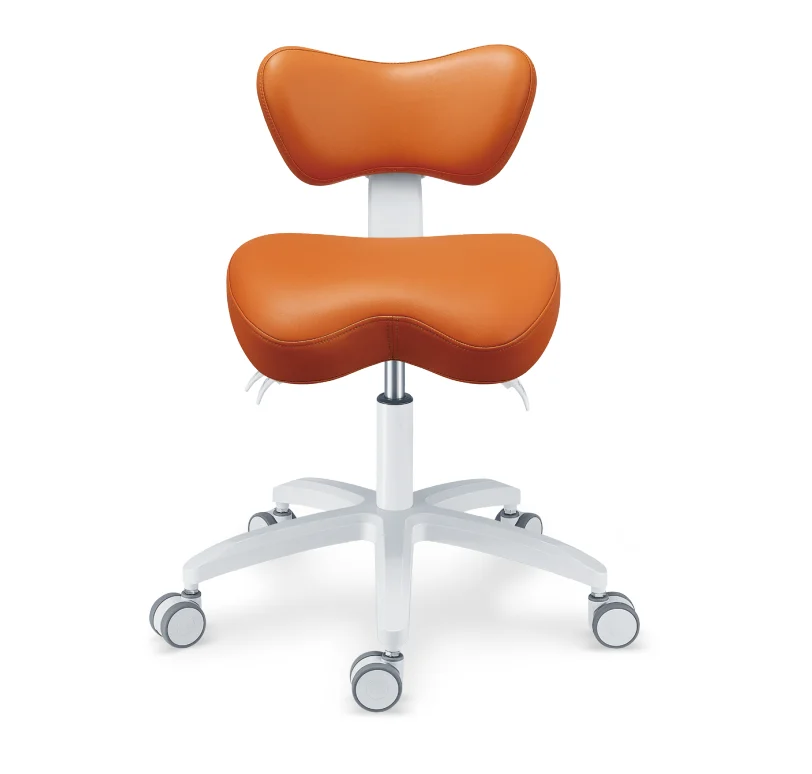 Ergonomic Design Adjustable & Rotatable Dentist Stool Doctor Chair with CE Certification and 1-Year Warranty for Dental Clinic