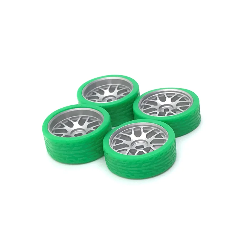 Metal Upgraded 26.5mm Color Racing Tire WLtoys 1/28 284121 K969 K979 K989 K999 P929 P939 MINI-Q MINI-Z RC01 KYOSHO RC Car Parts