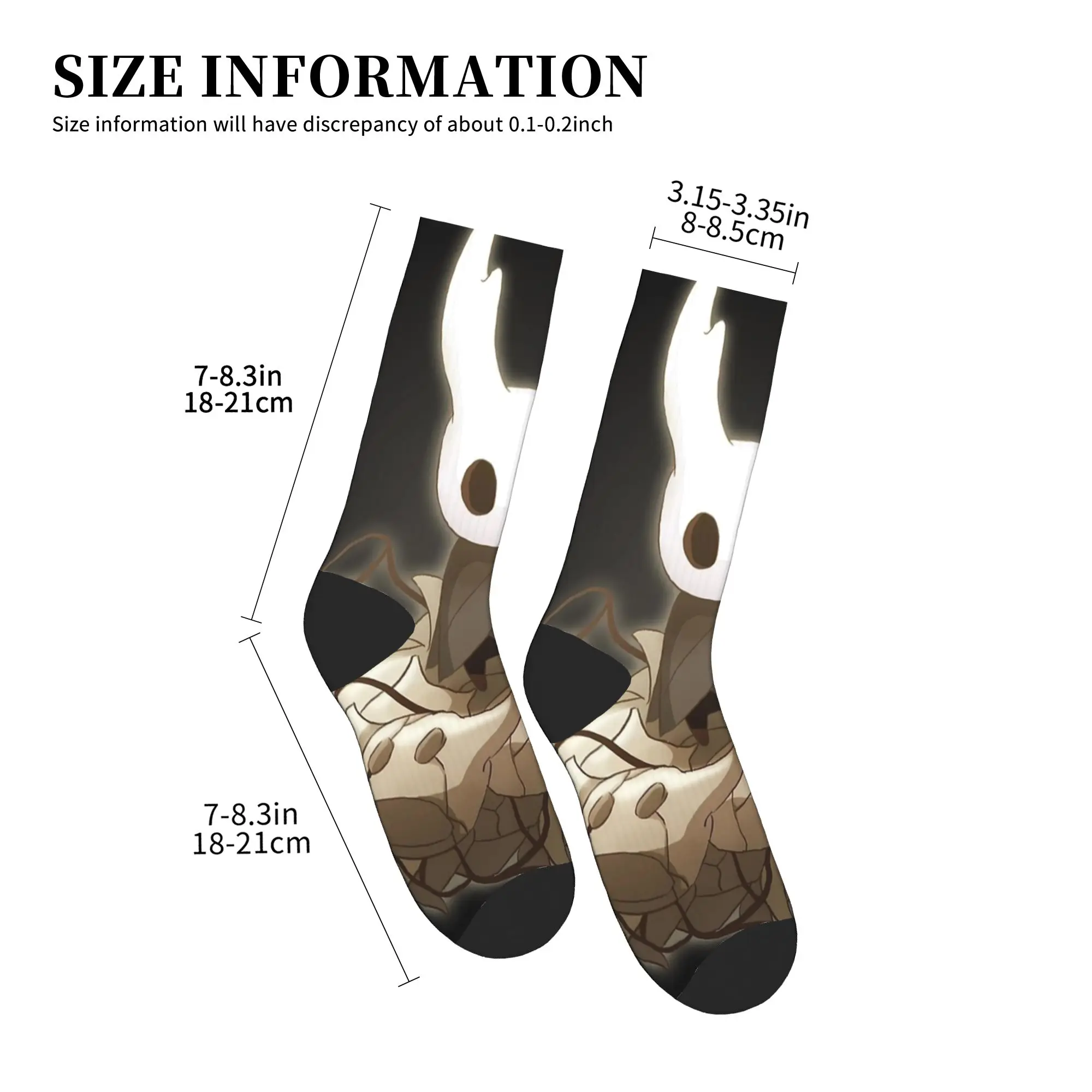 Caballero hueco Anime batalla brillo medias patrón moda calcetines otoño Anti calcetines hombres deportes al aire libre calcetines de alta calidad