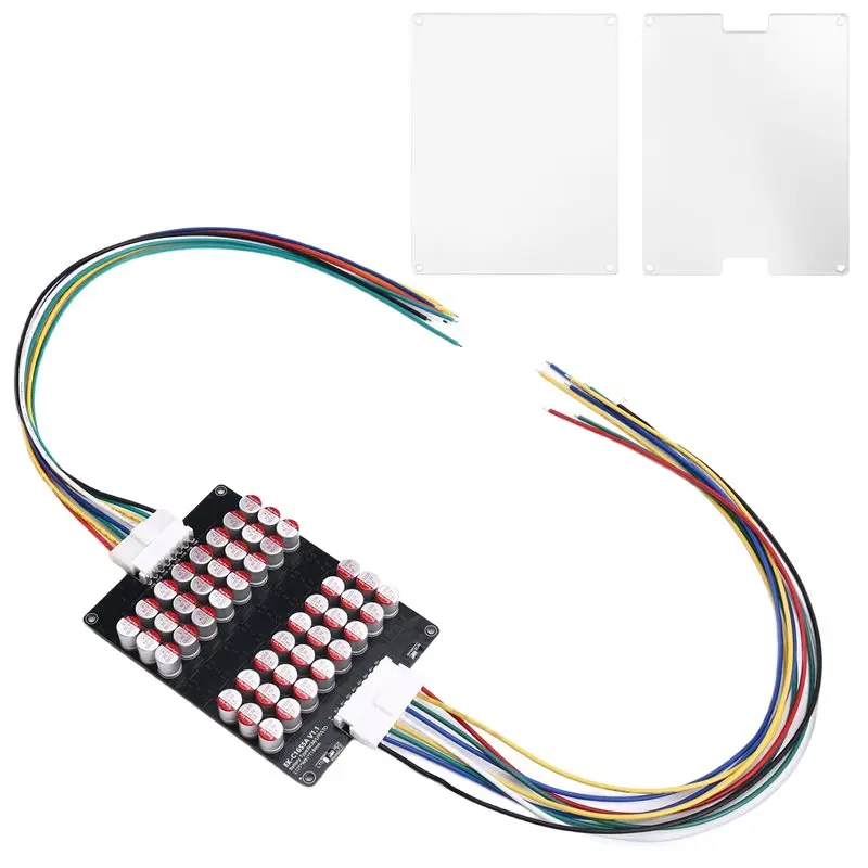 

A97I-Lifepo4 LTO Ternary Lithium 16S 5.5A Battery Protection Board Active Equalizer Balancer BMS With Case