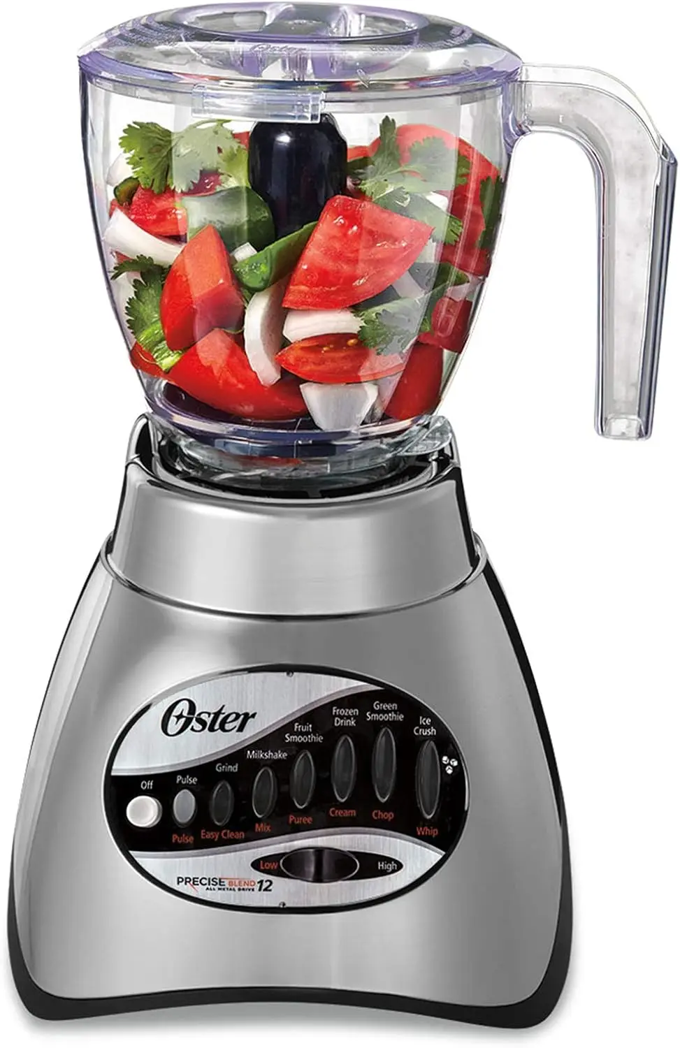 Core 16-Speed Blender with Glass Jar Black Brushed Chrome 40 Ounce 700 Power Watts/450 Blending Watts