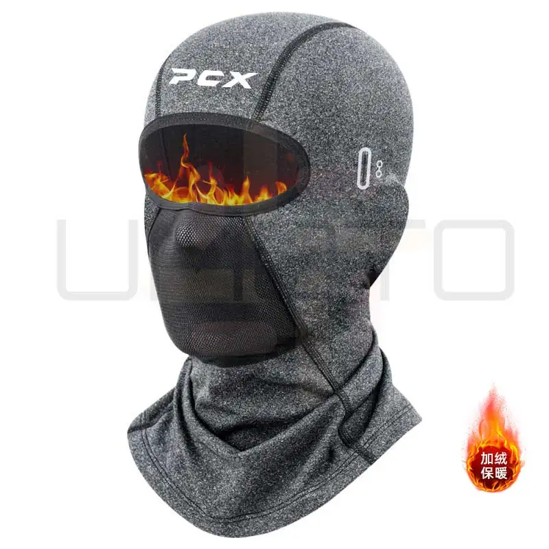 for HONDA PCX Outdoor Hood Bicycle Helmet Cycling Balaclava Hat Caps Men's Face Mask Motorcycle Lined Breathable Sun Protection