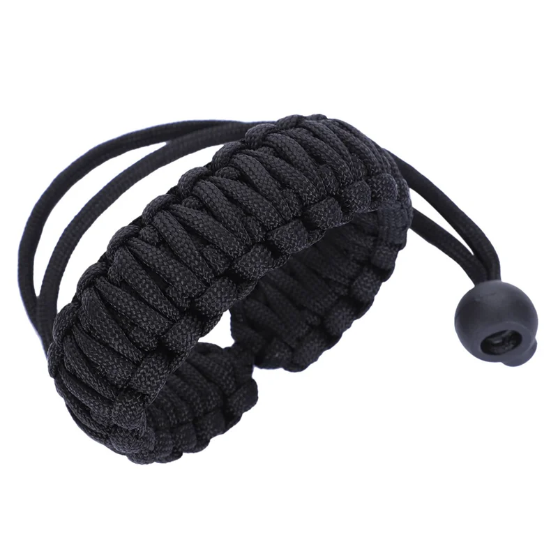 Pro 3X Digital Camera Wrist Hand Strap Grip Para Cord Braided Wristband For Nikon Canon Sony Pentax SLR DSLR Black