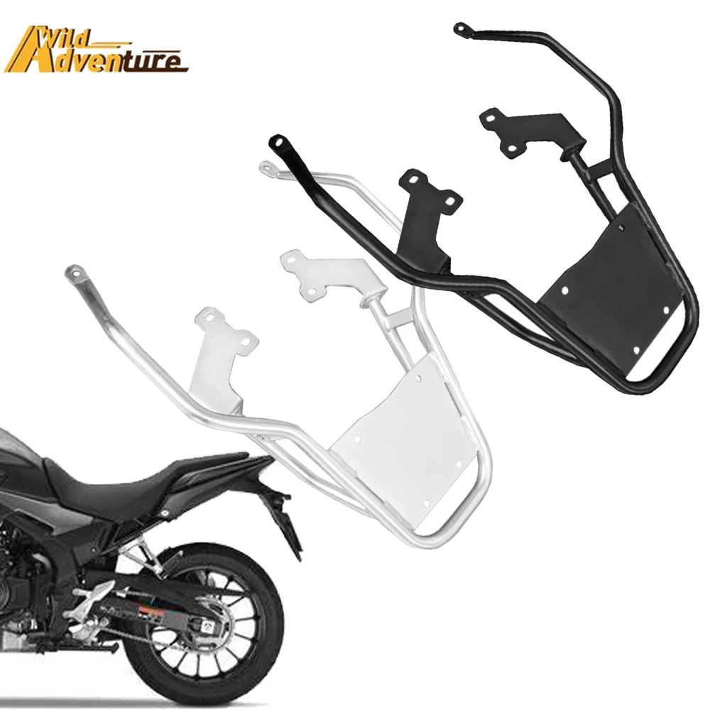 Motorfiets Achter Bagagerek Top Case Tail Koffer Box Ondersteuning Rvs Beugel Voor Honda Cb400x Cb500x 2019 2020 2021 2022