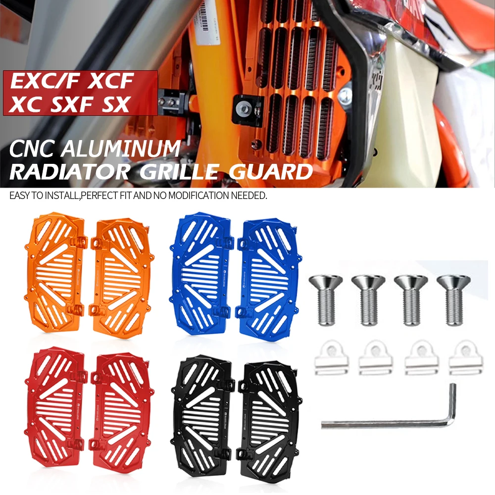 2017-2023 For KTM EXC 300 EXC-F 350 SX 125 250 SXF 450 XC XCF XCW XCW-F TPi Six Days Radiator Grille Guard Grill Cover Protector