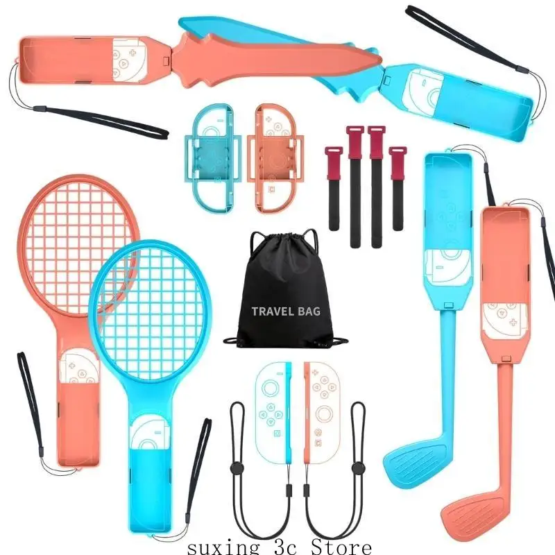 

Comprehensive 15 in 1 Motion Sports Set Suitable for NS2 Immersive Play Fitness Entertainment with High Precise Sensors
