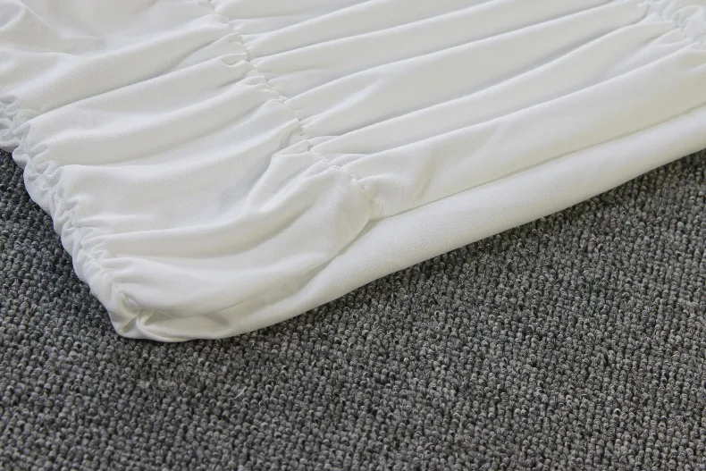 Trägerloses, sexy, ausgeschnittenes, plissiertes, kurzes, figurbetontes Kleid, elegantes Abendkleid für Brautjungfern, Geburtstag, figurbetontes, sexy Kleid – Detail 21