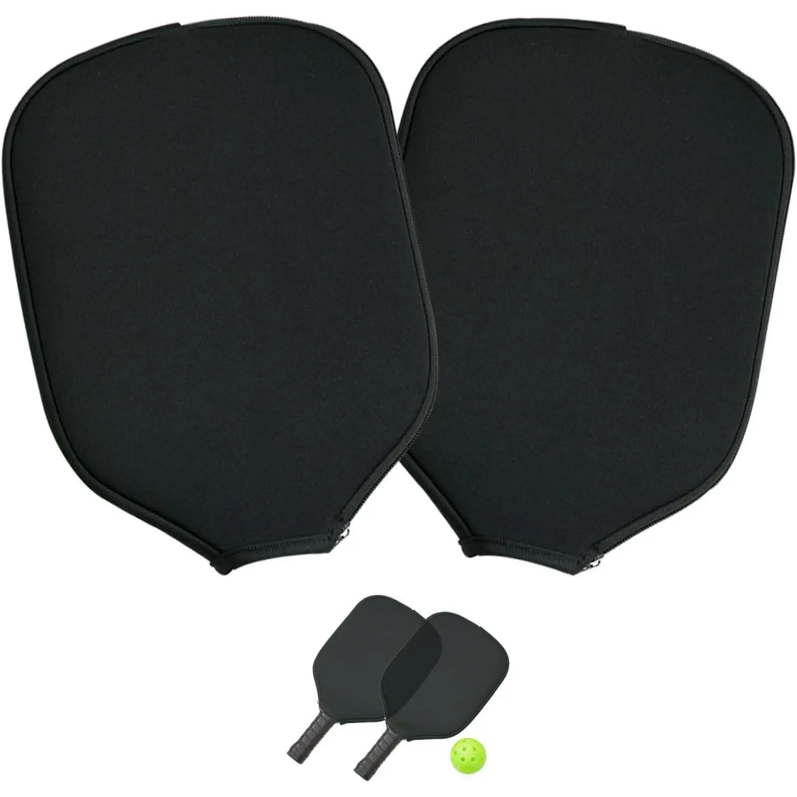 Pickleball Paddle Cover Pickleball Accessories Universal Zipper Closure Paddle Case Pickleball Head Cover Racket Protector