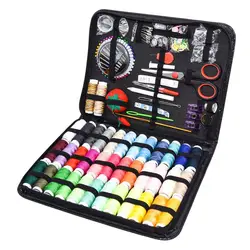 Sewing Kit Complete Set with Threads Needles Scissors Tape Measure Buttons and More for DIY Handcraft Projects Home and Travel