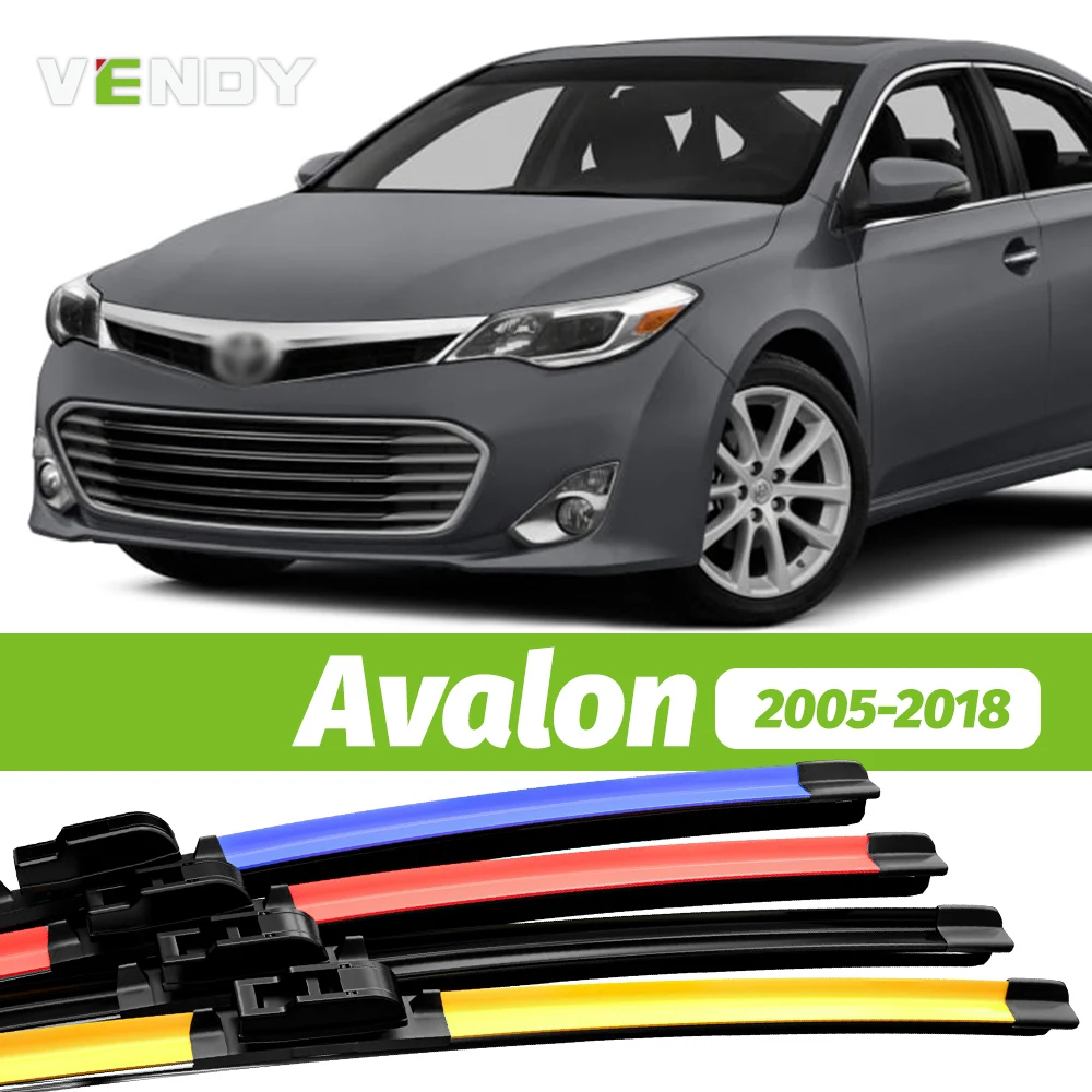 2 قطعة الجبهة ممسحة زجاج أمامي شفرات ماسحات الزجاج الأمامي لتويوتا أفالون 2005-2018 2010 2011 2012 2013 2014 2015 2016 2017 #1