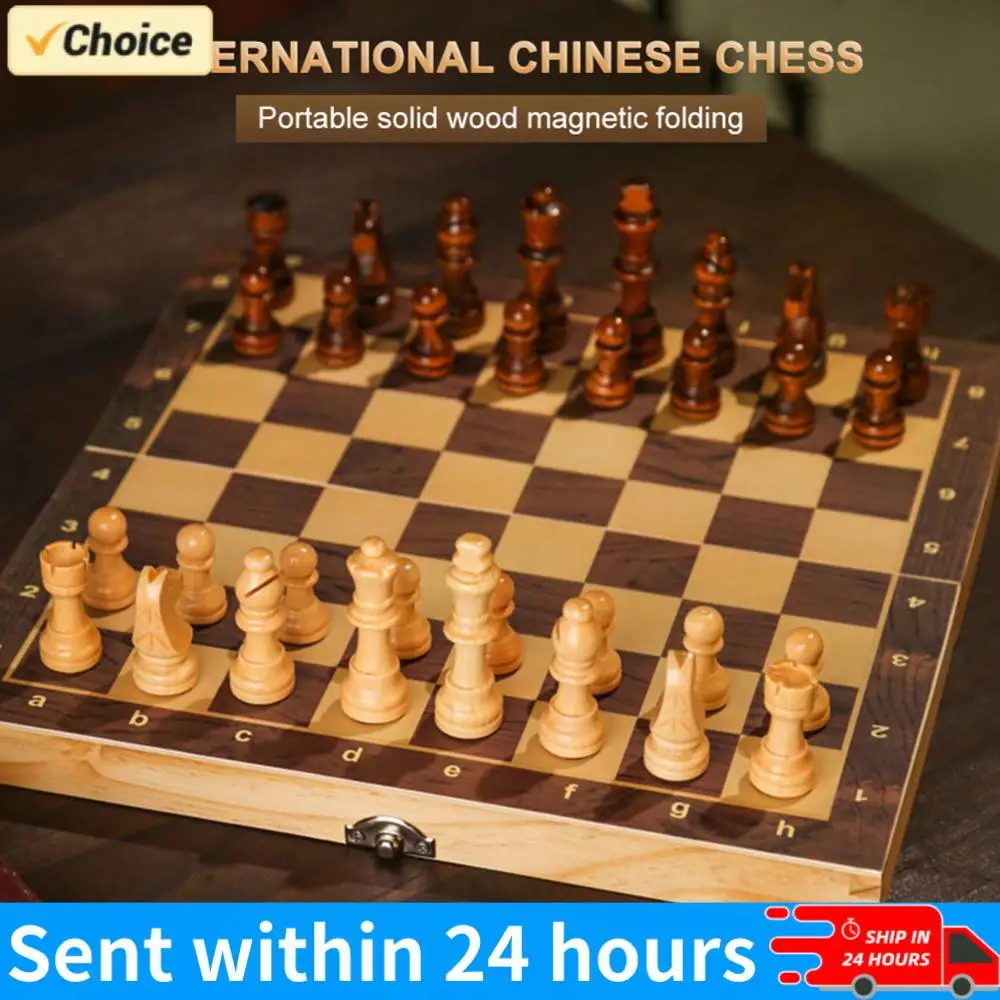 

Лучшие подарки: деревянная настольная игра 29x29 см, большая шахматная доска, развивающая стратегическое мышление, 3 в 1: шахматы, шашки, нарды для мальчиков и девочек