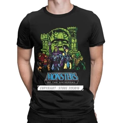 Monsters Of The Universal He-Man  Of The Universe Men T Shirts Skeletor 80s She-Ra Beast Tee T Shirts Cotton