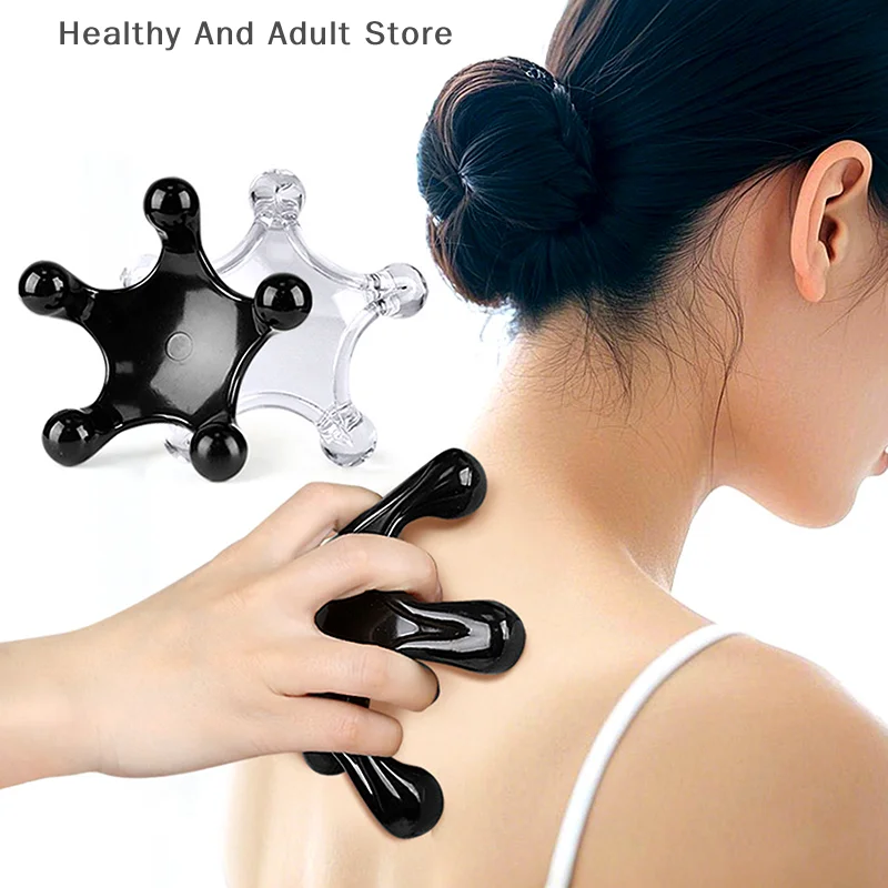 

1Pcs Hand Held Massagers Tools Back Pentagram Massage Ball Acupressure Gentle Self Massager Trigger Pressure Point Massage Tools