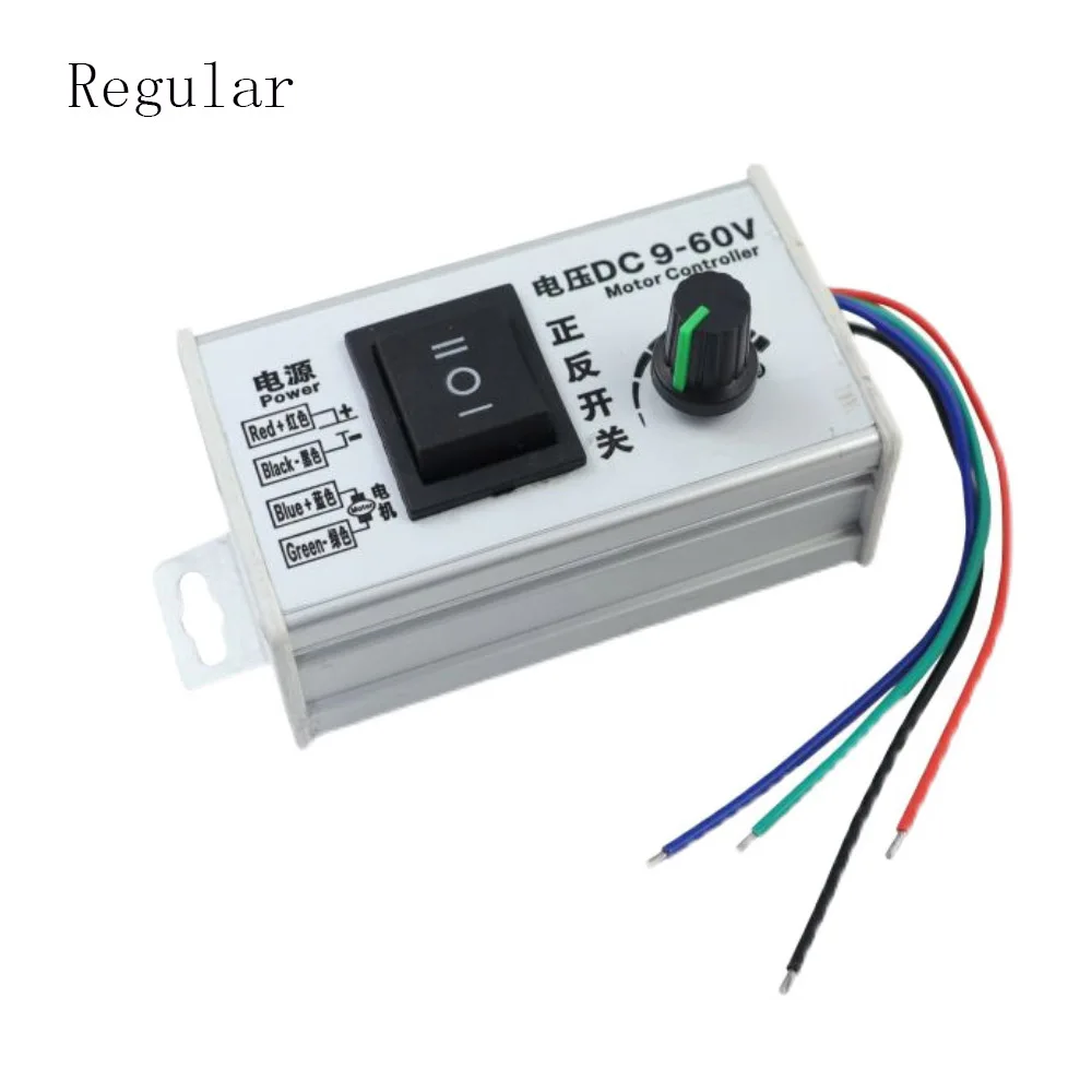 9-60V DC Motor Speed Controller 20A 25KHZ PWM DC Motor Forward and Reverse Control Switch 1-100% Adjustable Motor Speed Governor