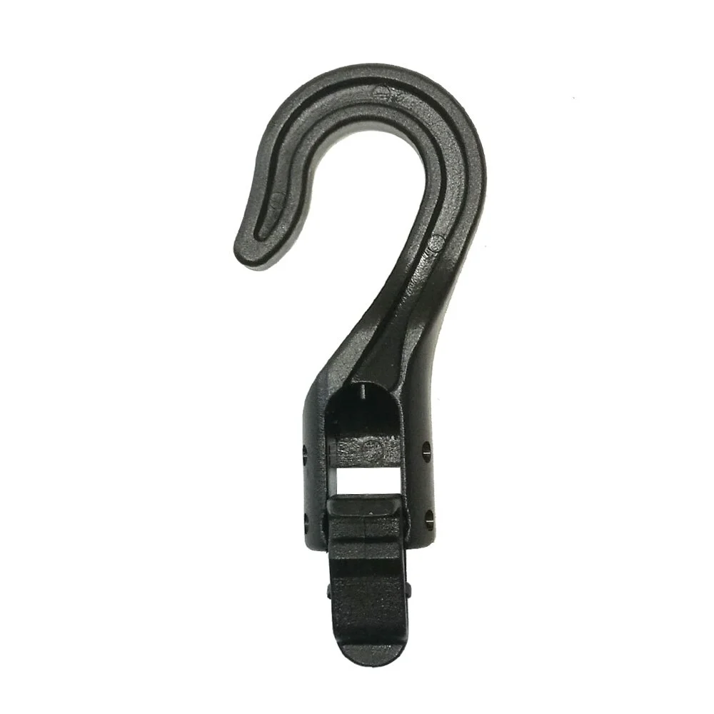 Ganchos de cordón de extremo abierto, hebilla de cuerda de motocicleta, barco a presión, tienda de campaña, gancho para Bungee Shock, correas elásticas de cuerda Bungee, 6mm, 10 piezas