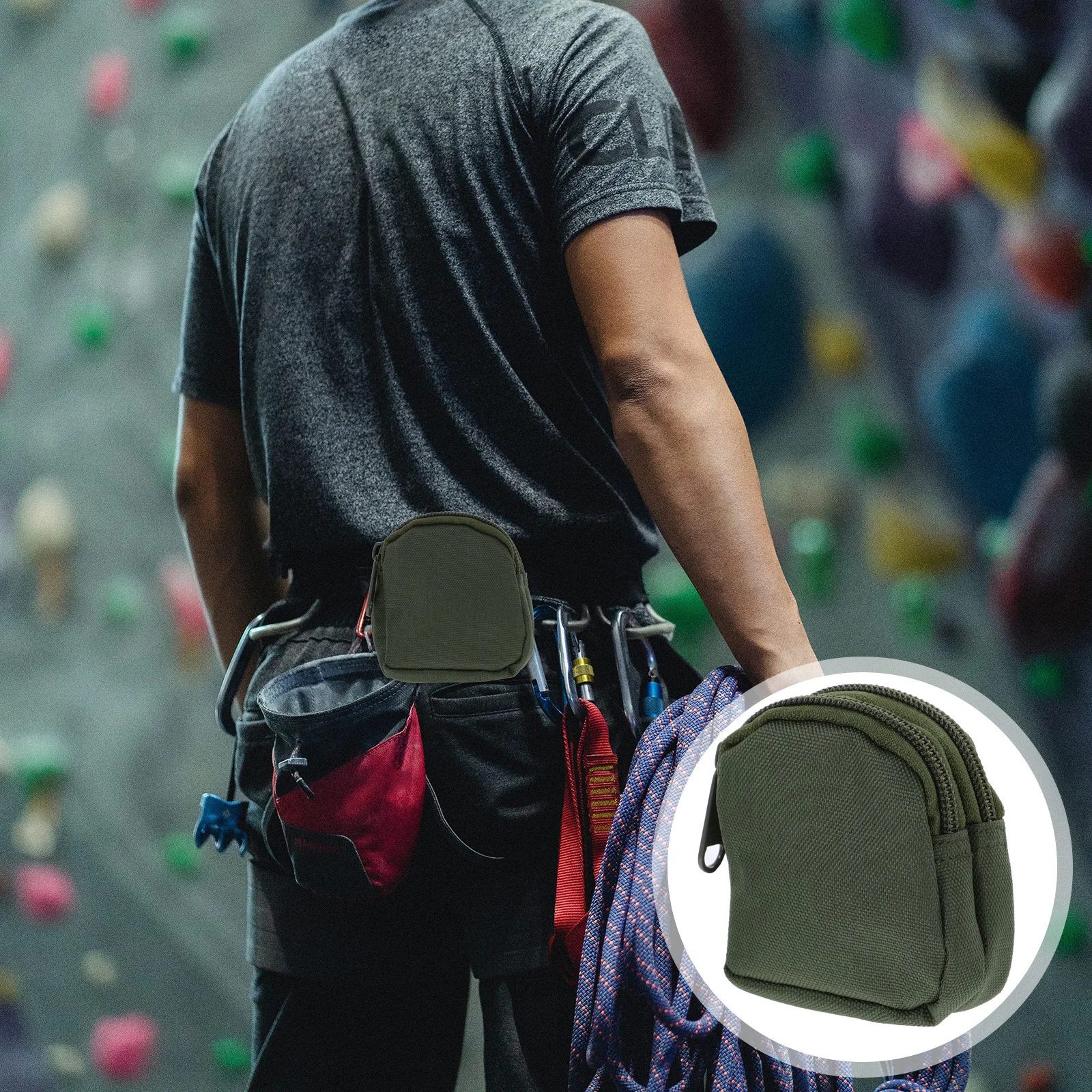 

Portable Outdoor Sports Pouch Utility Military Pocket Waterproof Waist Bag Hunting Pouch(Army Green)