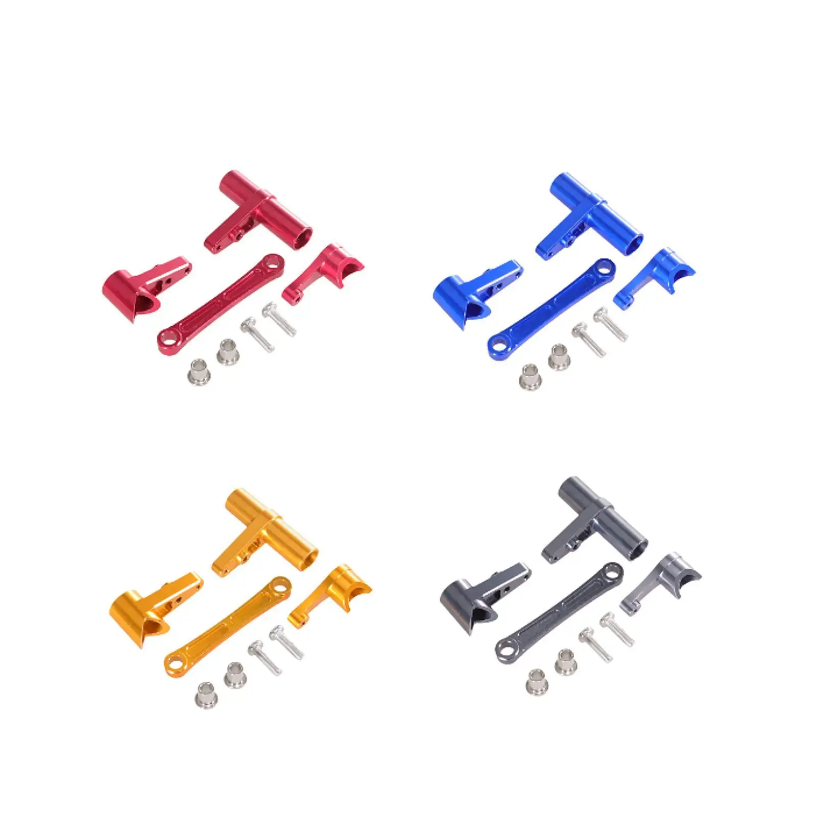 RC Car Steering Assembly Kit RC Vehicle Parts RC Car Spare Parts