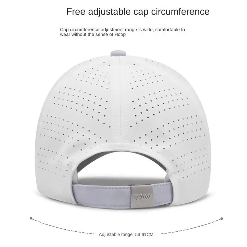 قبعات جولف نسائية من ABJV، قبعات بيسبول واقية من الشمس قابلة للتنفس ماصة للرطوبة وممتصة للعرق، أزرق فاتح