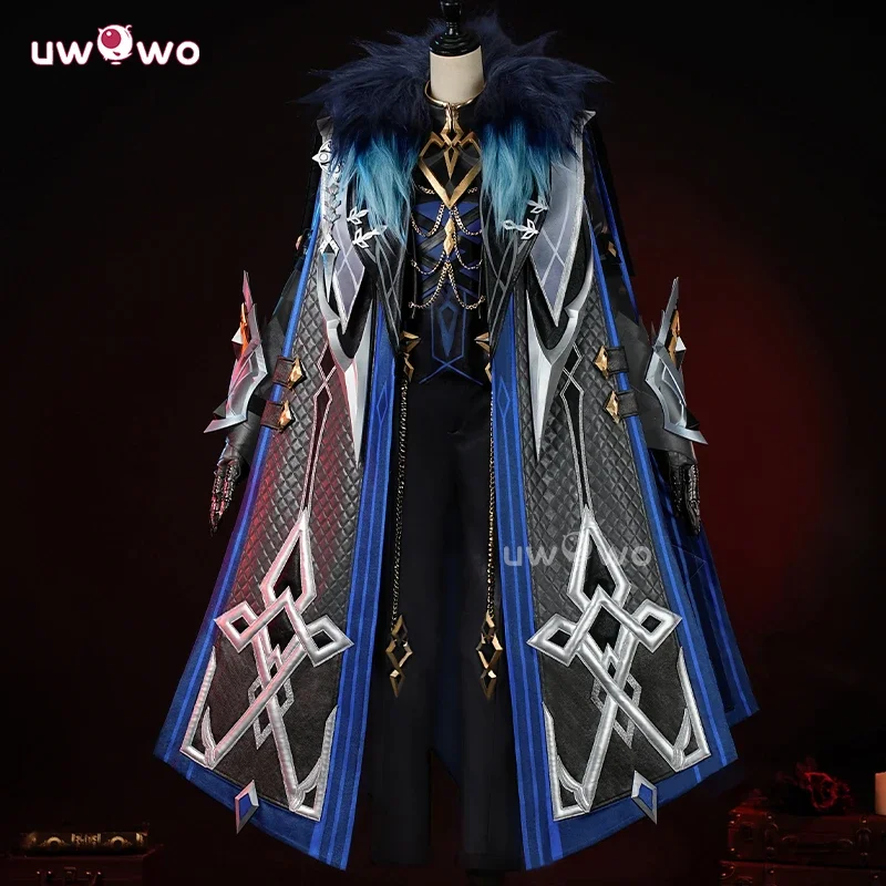 Serie Collab: juego de Cosplay Capitan Genshin Impact Fatui Harbingers Il Capitan disfraz de Cosplay nuevo traje disfraz de Halloween