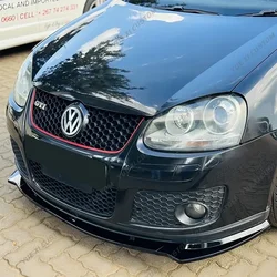 For VW Golf MK5 Golf 5 GTI 2003-2009 Front Bumper Lip Spoiler Cap Splitter Front Lip Guard Protector Cover BodyKit Tuning