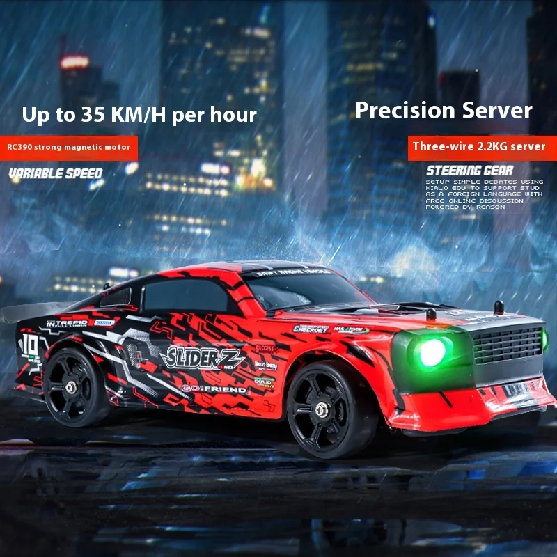 1/14 HBX 2103 35KM RC Car LED Light 4WD z pilotem 2.4G Muscle Cars Szybki pojazd wyścigowy do driftu dla dzieci samochodzik-zabawka