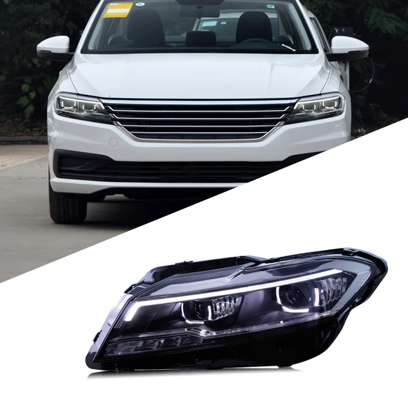 

Suitable for 19 Volkswagen new Langyi PLUS headlight assembly modified LED daytime running light streamer turn signal headlight