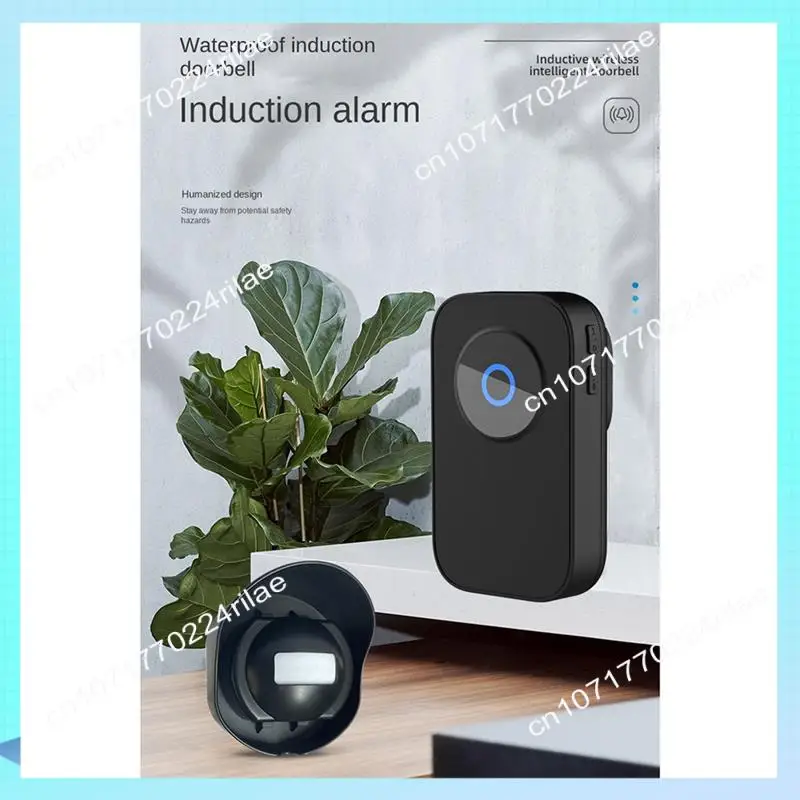 A17Z Wireless Waterproof Doorbell Two-To-One Human Body Infrared Induction Doorbell Store Reminder Welcome Device US-Plug Durabl