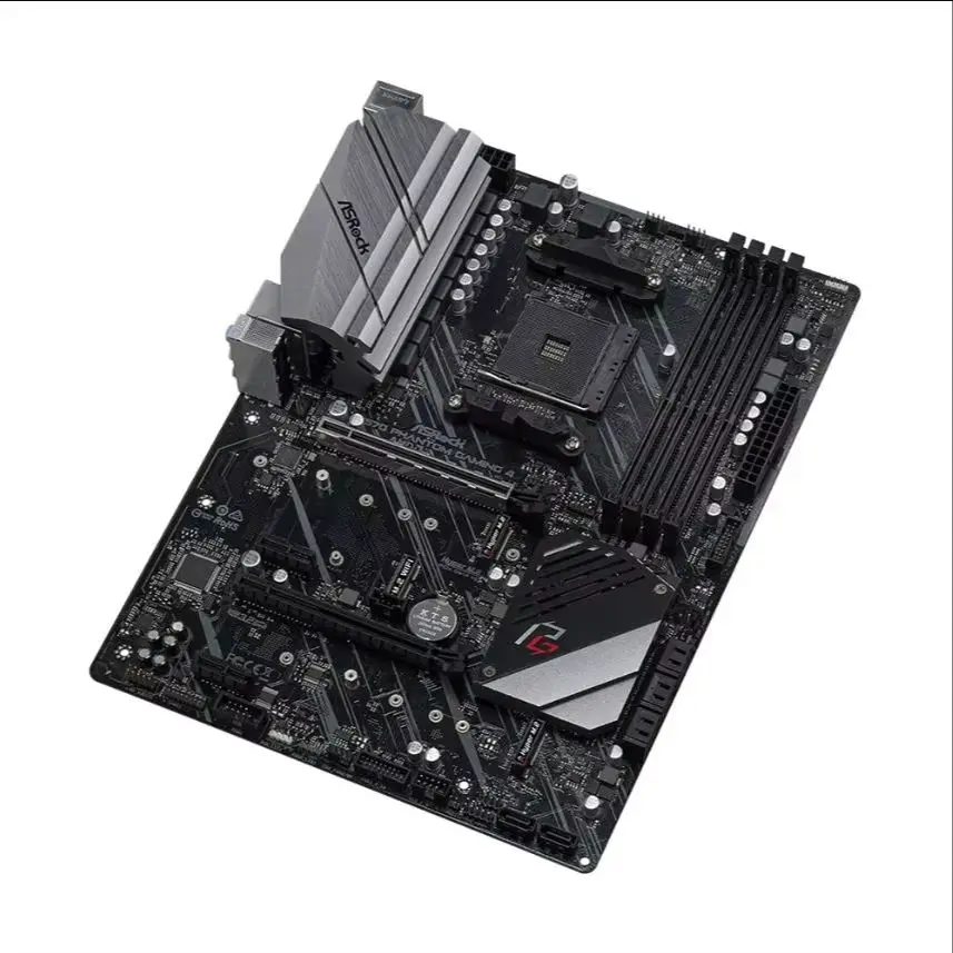 ASRock X570 Phantom Gaming 4 Motherboard Support 5500 5600 5700X 5800X3D CPU DDR4 M.2 NVME HDMI PCIe 4.0 X570 ATX AM4 Mainboard - view 2