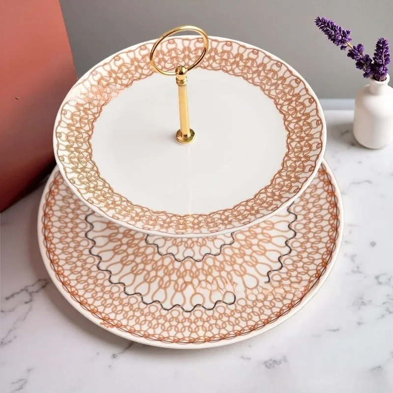 Italian Turkish Style Espresso Coffee Cup Saucer Set With Sweater Chain Necklace Plate Shallow Dish Gift Box For Home