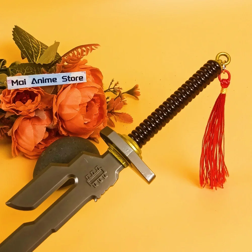7.8인치 후시구로 토지 카타나 강철 검 애니메이션 주술회전 금속 검 닌자 칼 실제 크기 일본 카타나 무딘 장난감 선물
