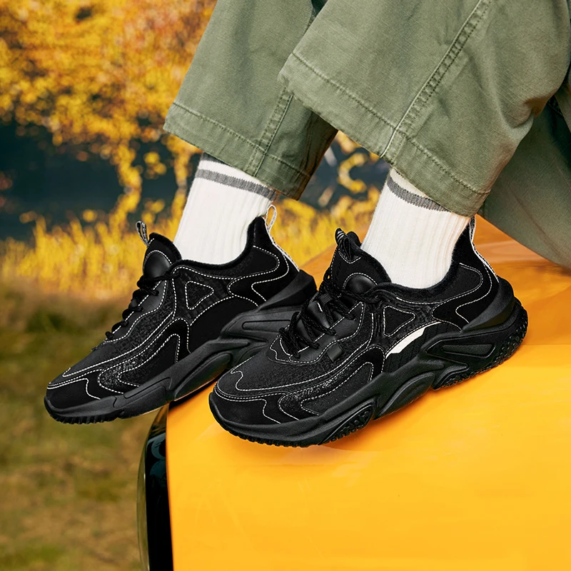 Xtep Cotton Shoes Women Warm Winter Sports Shoes Soft Wear-Resistant Female Comfortable Lightweight Sneakers 877418370016