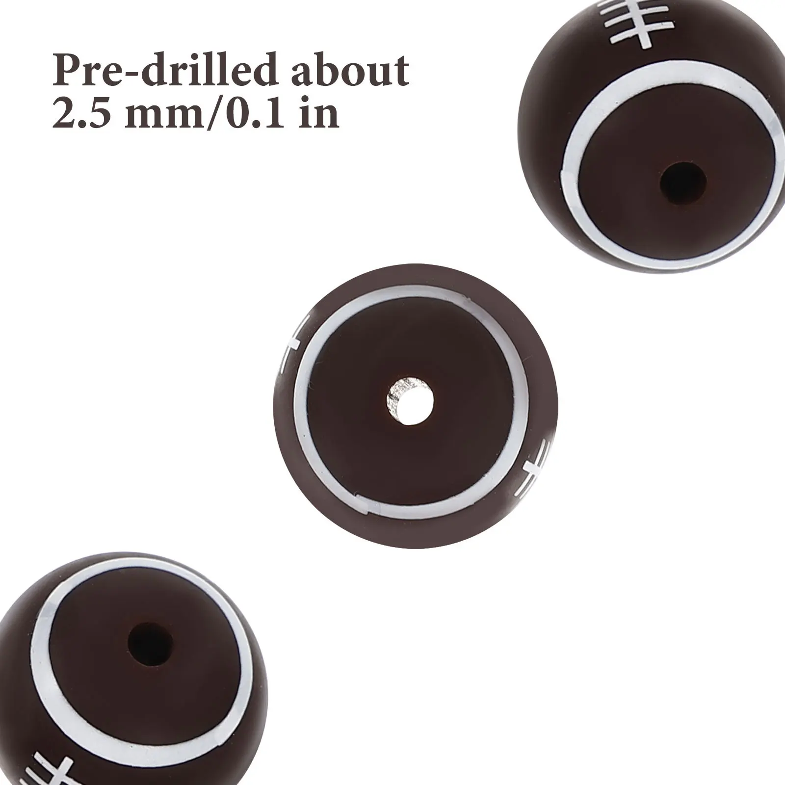 

10Pcs Sports Ball Silicone Beads Premium Material DIY Jewelry Accessories for Bracelet Necklace Making Crafts DIY Beads