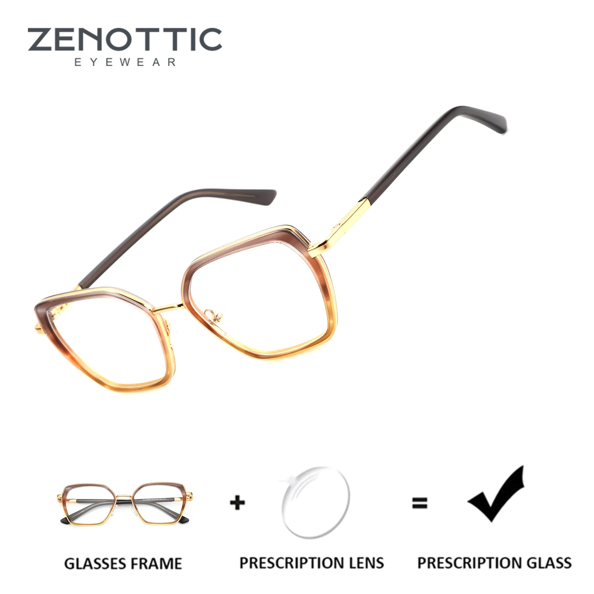 

Очки ZENOTTIC (размер L) с диоптриями, женские, с защитой от синего света, фотохромные, оптические, с линзами для коррекции близорукости, с рецептом