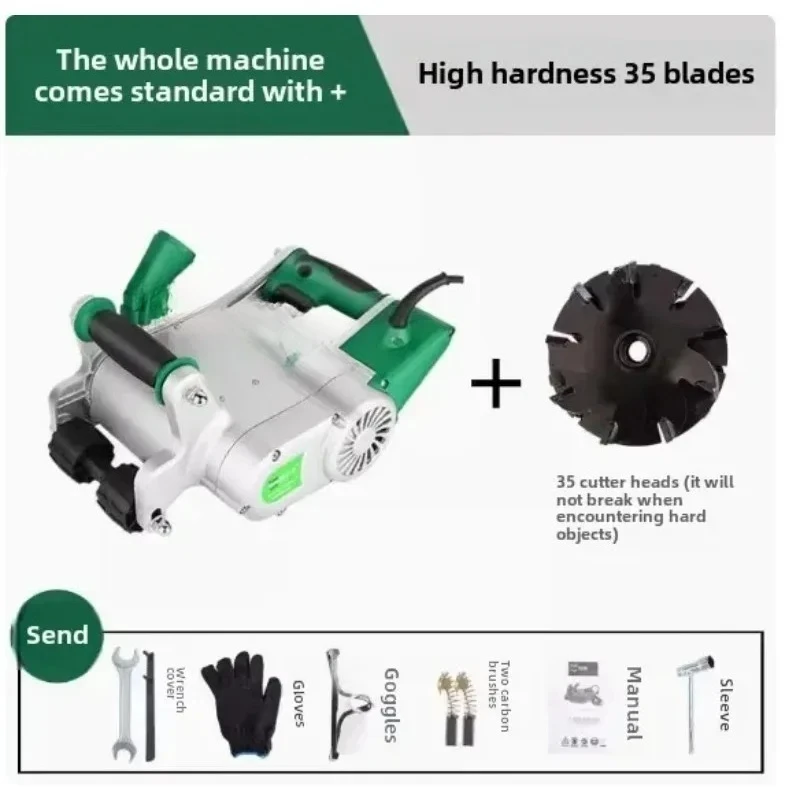 Industrial Wall Chaser Electric Wall Line Slot Machine Wall Groove Cutting Slotting Machine