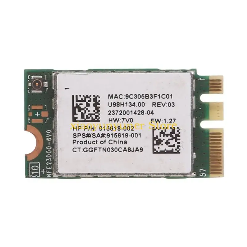 Carte réseau P9JB pour Realtek RTL8723DE, 300M NGFF M.2, compatible sans fil, pour 915619-001 915618-002