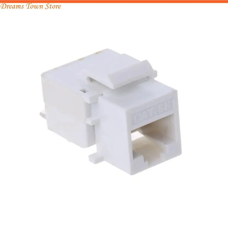 HX6A 5pcs Cat5e UTP Módulo red red RJ45 RJ45 Adaptador cable del conector para AMP