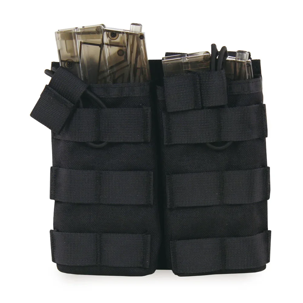 

Tactical Magazine Pouch Paintball Airsoft Mag Pouch Molle System Fast M4 AK Hunting Double Storage Cartridge Bag