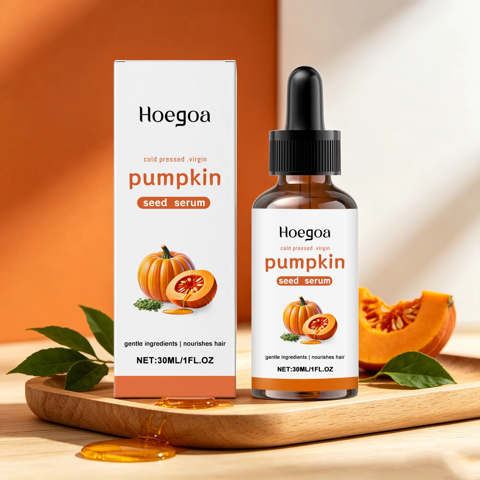Hoegoa Pumpkin Seed Hair Serum Deep Nourishment Dry Itch Relief Follicle Activation Anti Hair Loss Split End Care Hair Care Oil