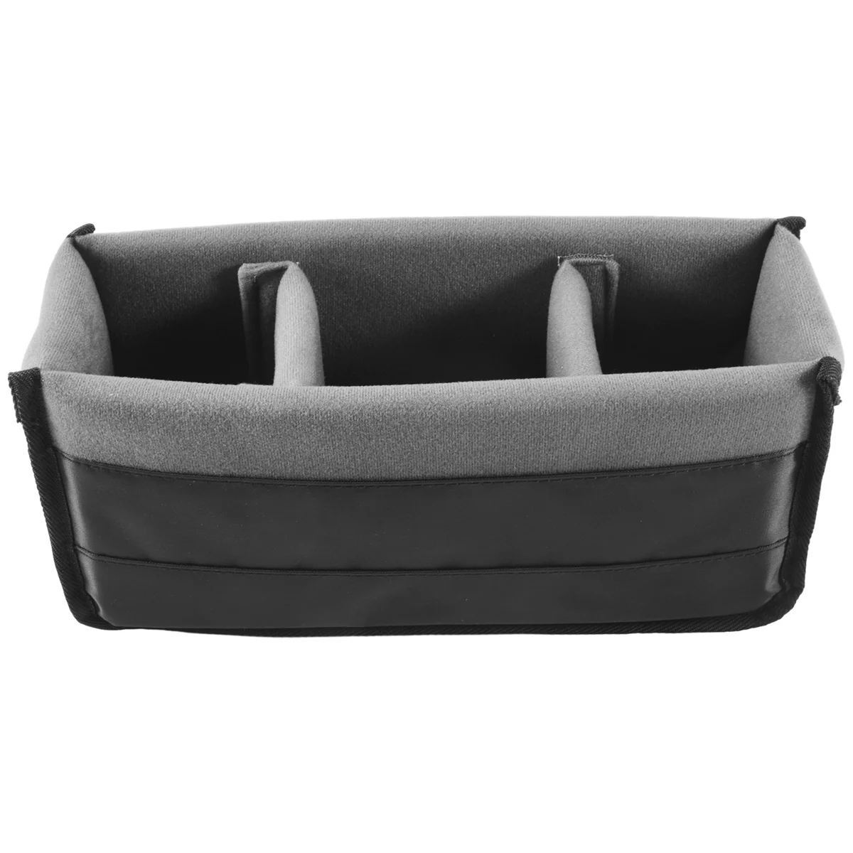 Caja organizadora de inserción de cámara Dslr Slr a prueba de golpes, funda protectora divisoria (negro + gris)