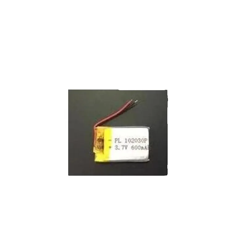 2Pcs/Lot 3.7V 102030 600MAh Polymer Lithium Ion Li-po Li-ion Rechargeable Battery